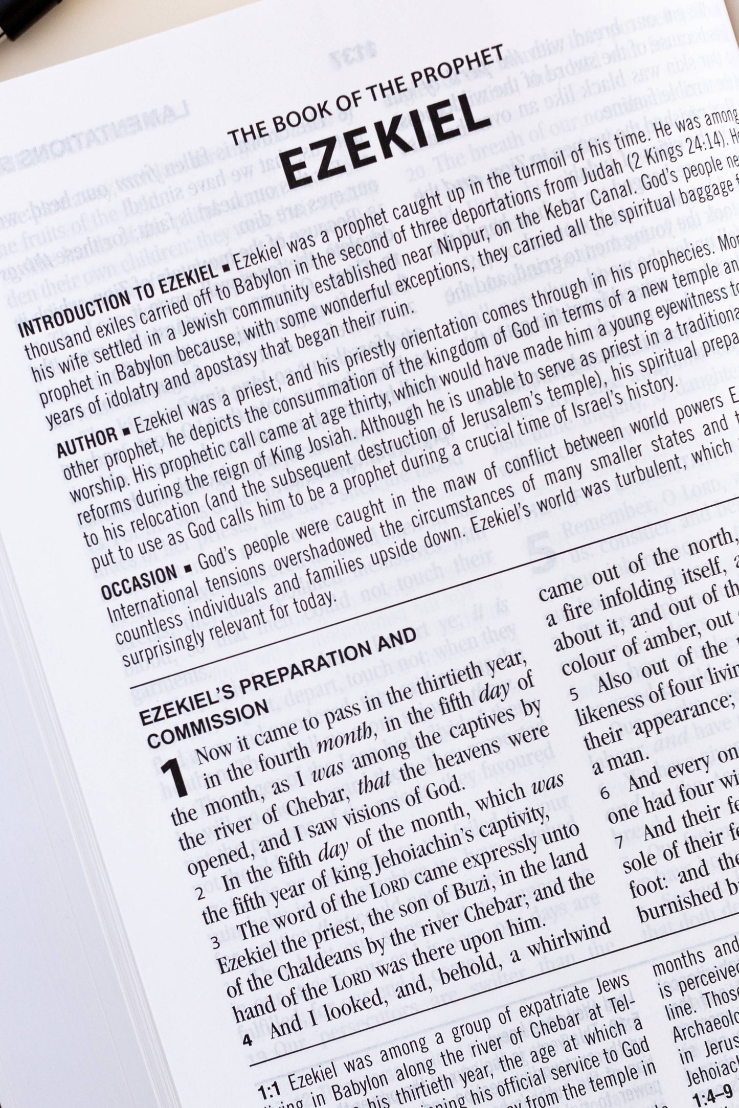 KJV Study Bible, Large Print [Hummingbird Lilacs]