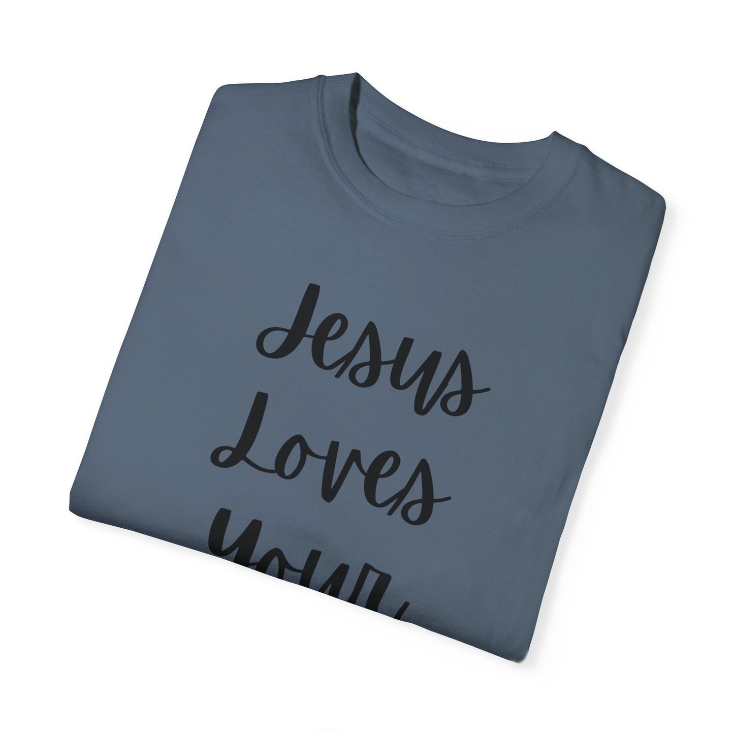"Jesus Loves Your Face" Ladies Comfort Colors T-Shirt | Jesus Collection by Love Tiffany