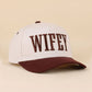 Wifey / Happy Wife / Auntie Two Tone Snapback Hat: COW-201202 / OS