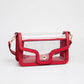 TG10551 Nina Clear/Gameday Shoulder Bag: Red