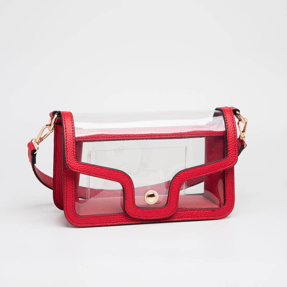TG10551 Nina Clear/Gameday Shoulder Bag: Leopard