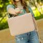 Ever AJ Weave Bible Case, Crossbody BLUSH
