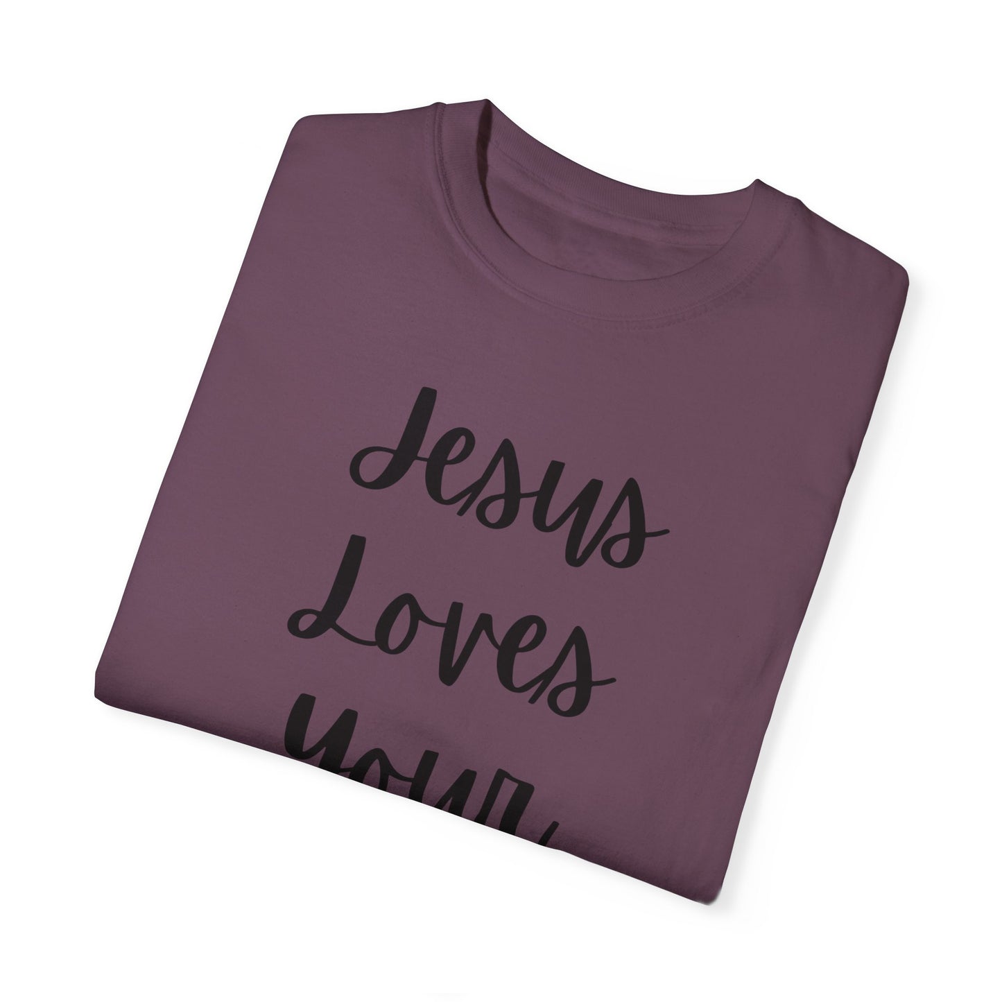 "Jesus Loves Your Face" Ladies Comfort Colors T-Shirt | Jesus Collection by Love Tiffany