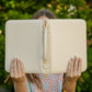 Ever AJ Weave Bible Case, Crossbody PEARL