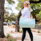Duffle Bag - Wifey  (modern cream/blue)