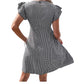 Gorgeous Gingham Square Neck Pocket Dress
