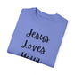 "Jesus Loves Your Face" Ladies Comfort Colors T-Shirt | Jesus Collection by Love Tiffany