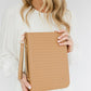NEW Bible Cover, Weave Bible Case, Crossbody CARAMEL