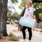 Duffle Bag - Wifey  (modern cream/blue)