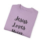 "Jesus Loves Your Face" Ladies Comfort Colors T-Shirt | Jesus Collection by Love Tiffany