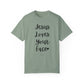 "Jesus Loves Your Face" Ladies Comfort Colors T-Shirt | Jesus Collection by Love Tiffany
