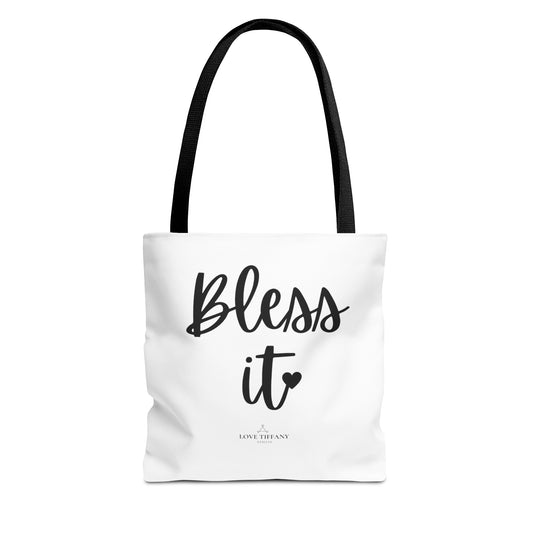 "Bless It" Tote Bag | Jesus Collection by Love Tiffany