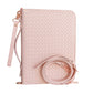 Ever AJ Weave Bible Case, Crossbody BLUSH