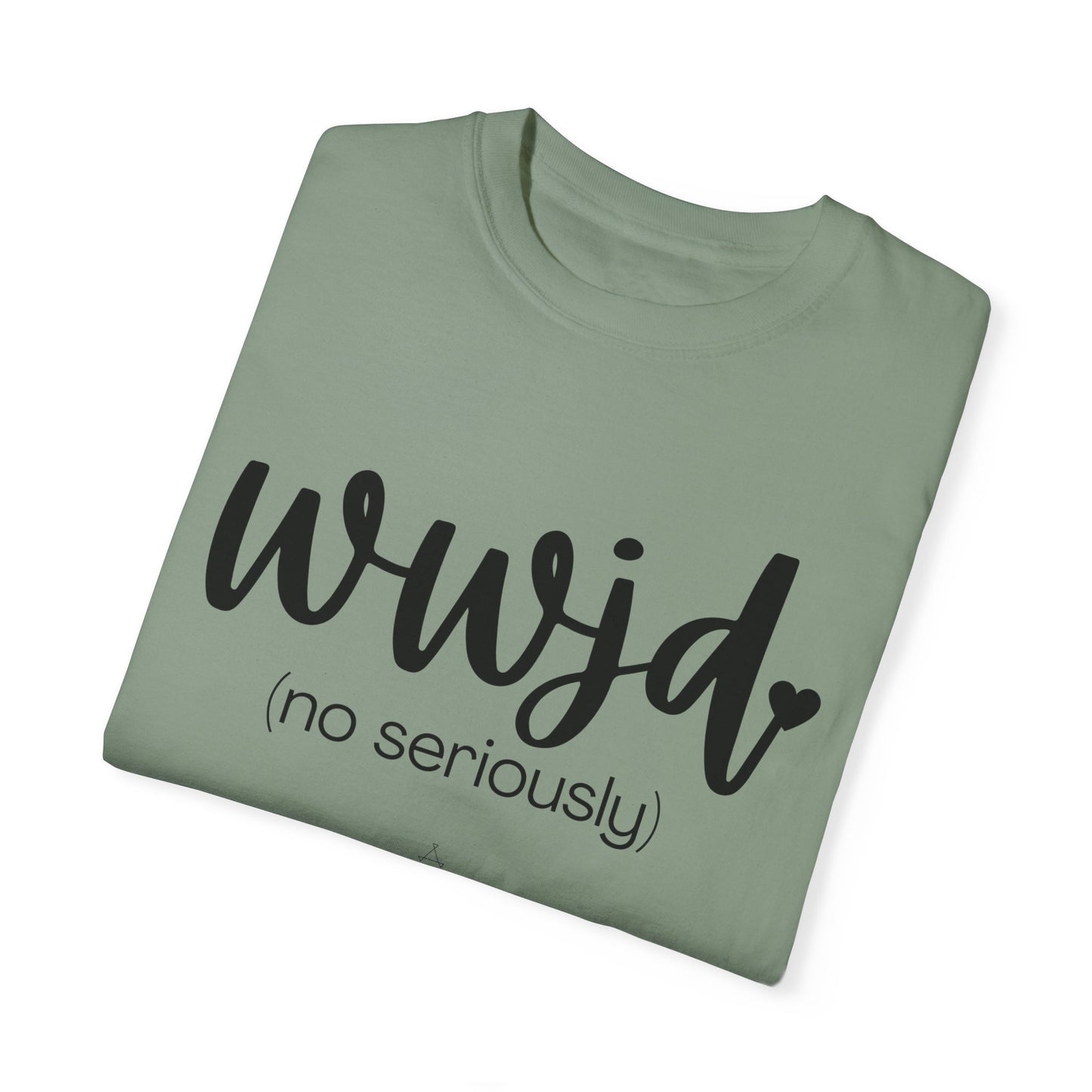 "WWJD No Seriously" Ladies Comfort Colors T-Shirt | Jesus Collection by Love Tiffany