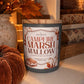 Campfire Marshmallow Full Frosted Candle - "Scents of the Season"