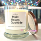Make Heaven Crowded - Bourbon Glass Soy Candle with Metal Lid