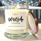WWJD (No Seriously) - Bourbon Glass Soy Candle with Metal Lid