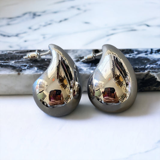 I Am Here Large Waterdrop Earrings