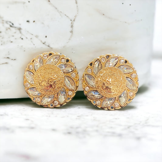 Uniquely Glam Sunburst Earrings