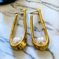 Of Course I Do Pearl & Gold Sling Earrings
