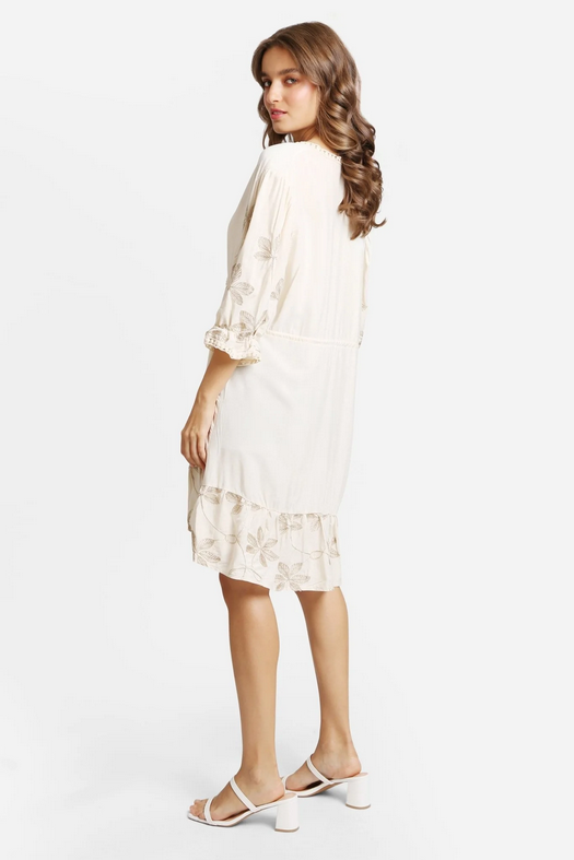 Bailey Embroidered Leaves Dress