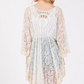 Fauna Boho Fringe Lace Tassel Cover-up