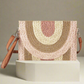 Tulum Metallic Lined Multi Color Straw Clutch/Crossbody Bag