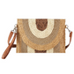 Tulum Metallic Lined Multi Color Straw Clutch/Crossbody Bag