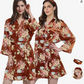 Rose Garden Satin Robe