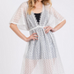 Talia V-Neck Detailed Crochet Lace Cover Up