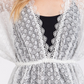 Talia V-Neck Detailed Crochet Lace Cover Up