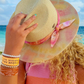 Veda Tie Dye Brim Panama Hat