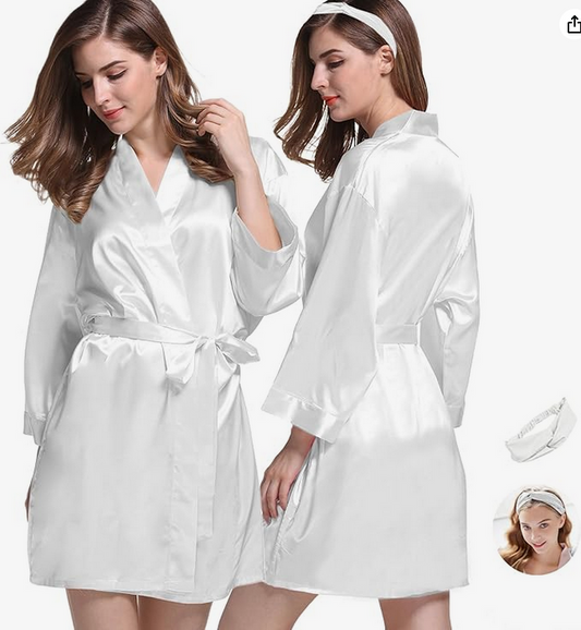 Always Classy Satin Kimono Robe