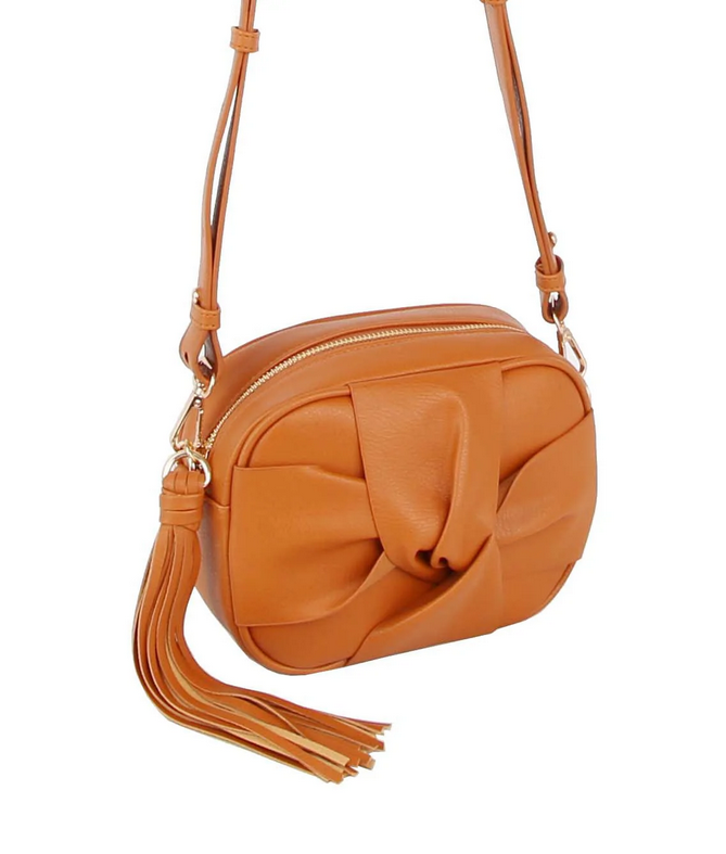 MIRIAM WEAVE CROSSBODY BOW BAG