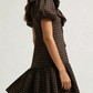 Perfect Prairie GIngham Plaid Ruffle Dress