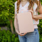 Ever AJ Weave Bible Case, Crossbody BLUSH