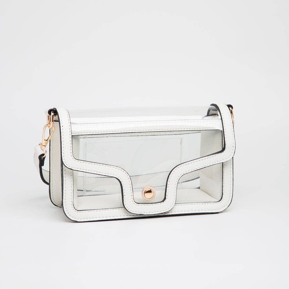 TG10551 Nina Clear/Gameday Shoulder Bag: Navy