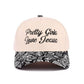Pretty Girls Love Jesus Two Tone Cotton Hat SI-29249 Zenana Consgt.: COW-198318 / OS