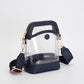 TG10575 Carly Clear Mini Crossbody Bag: Black