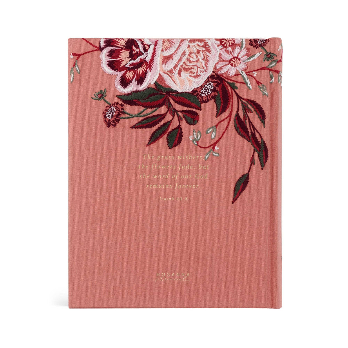 Hosannah Revival Linen Embroidered "Rosedal Theme" CSB Notetaking Bible