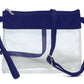 AD200T Game Day Clear Crossbody Bag/Clutch: Leopard