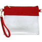 AD200T Game Day Clear Crossbody Bag/Clutch: Leopard