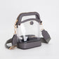 TG10575 Carly Clear Mini Crossbody Bag: Red