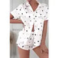 You Have My Heart - Satin Short Pajama Set