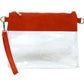 AD200T Game Day Clear Crossbody Bag/Clutch: Navy