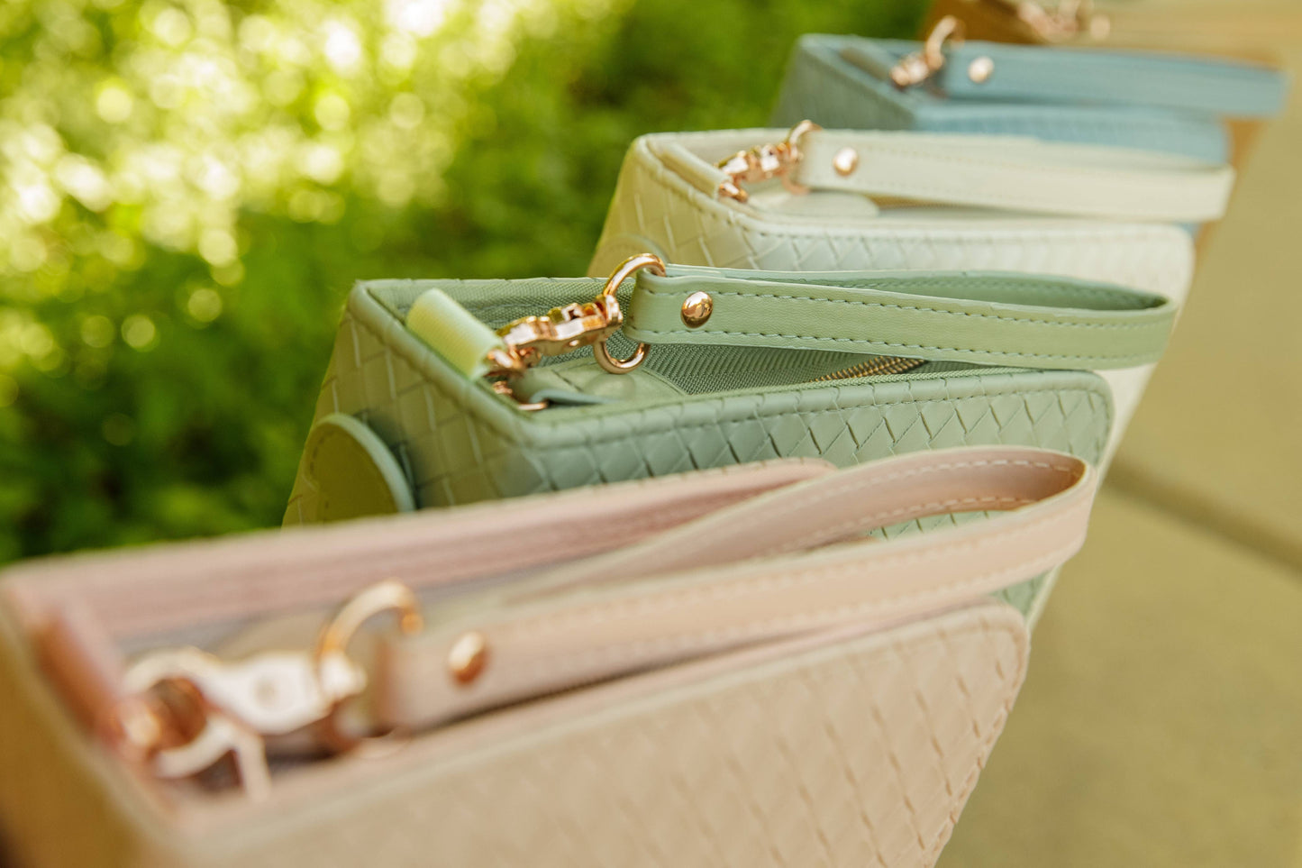 Ever AJ Weave Bible Case, Crossbody SAGE