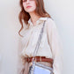 M2002 Maeve 3 Compartment Crossbody w/ Clear Phone Window: Cheetah-Camel