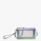 M2002 Maeve 3 Compartment Crossbody w/ Clear Phone Window: Cheetah-Camel