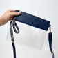 AD200T Game Day Clear Crossbody Bag/Clutch: Cow