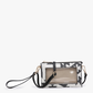 M2002 Maeve 3 Compartment Crossbody w/ Clear Phone Window: Cheetah-Camel